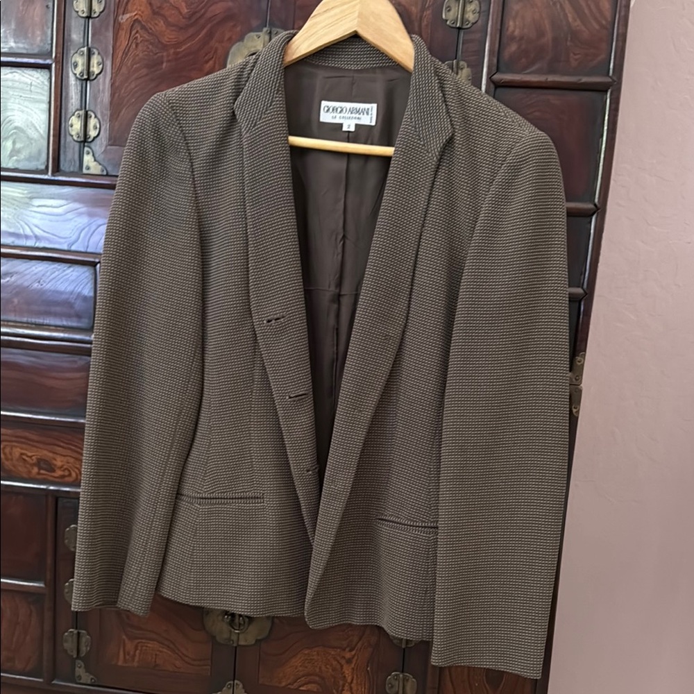 VINTAGE Giorgio Armani Brown Women's Jacket
